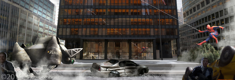 Illustration for article titled Concept Art Reveals the Sleeker Rhino Amazing Spider-Man 2 Could've Had
